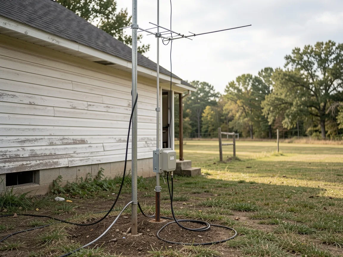 Antenna Grounding Section