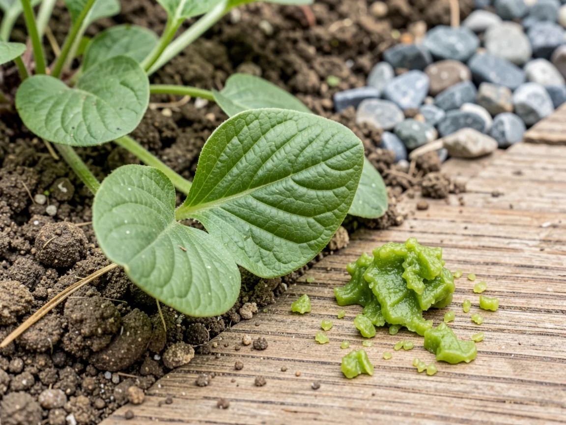 Fresh Plantago major plantain leaves and crushed poultice for tooth infection and gum abscess