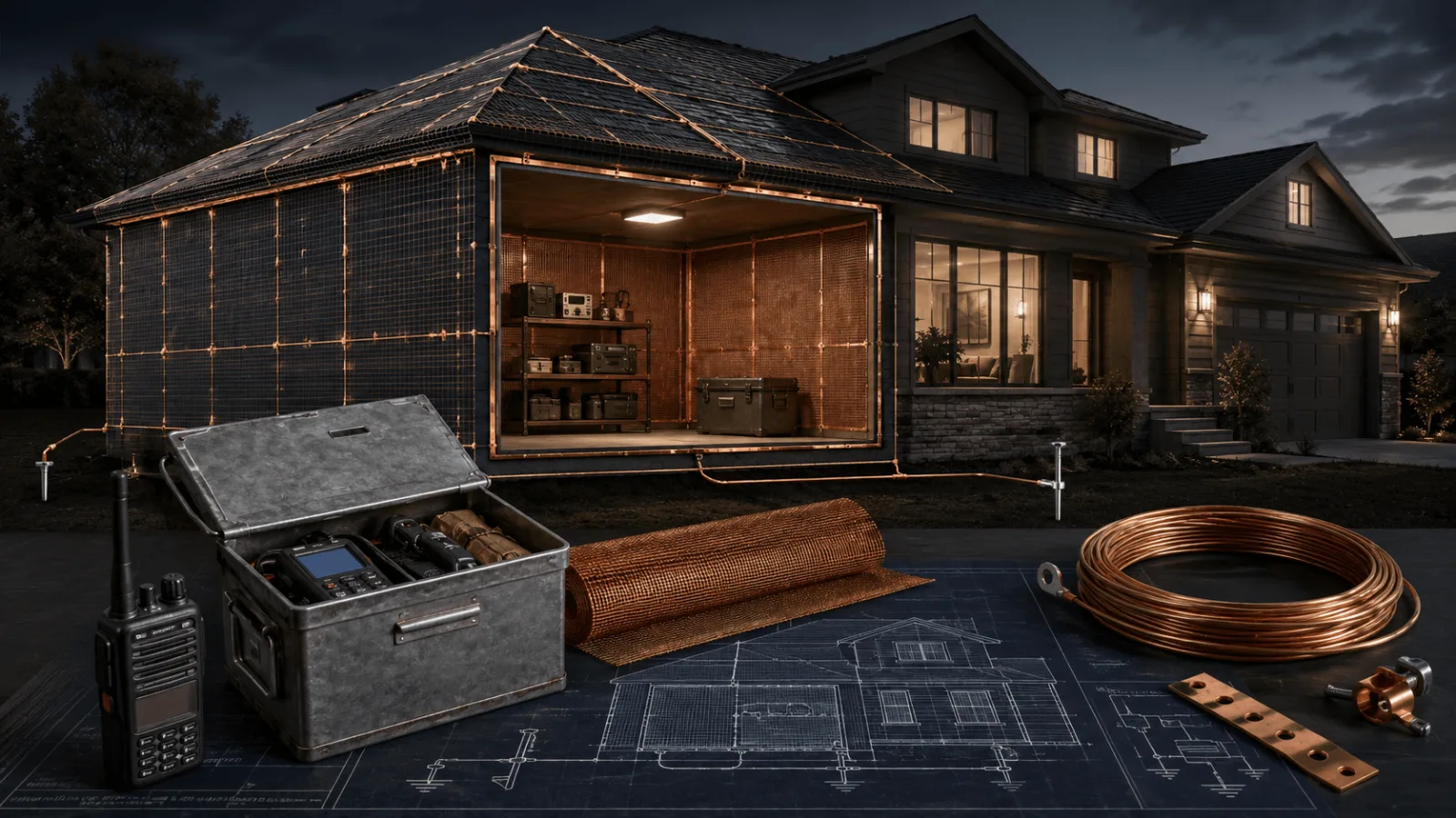 Faraday Cage Home EMP Protection: Room vs. Full-Home Guide